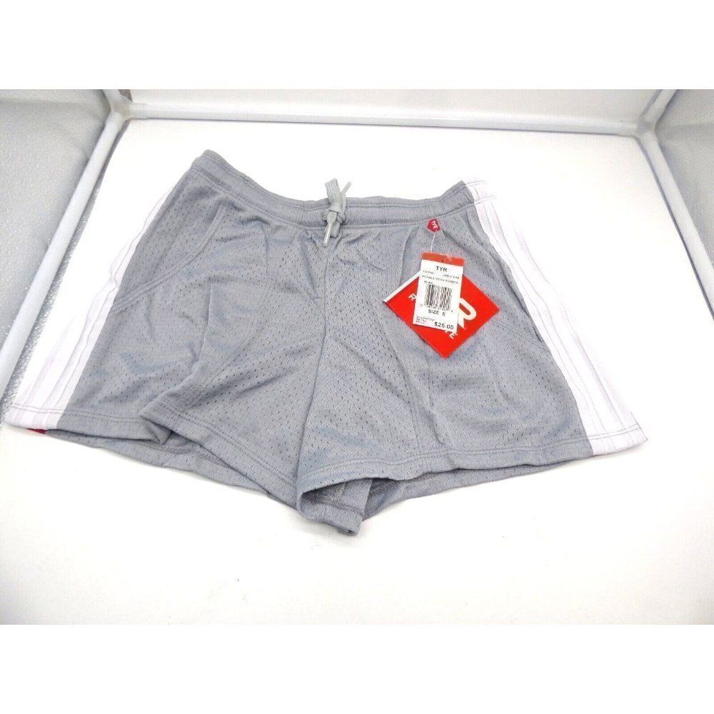 TYR Women’s Mesh Shorts, Gray, Size S